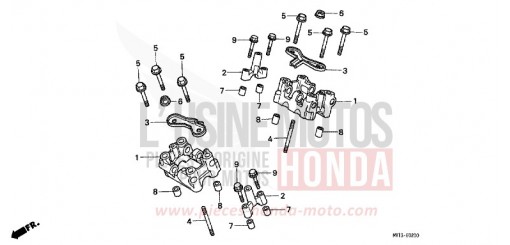 CAMSHAFT HOLDER VT600CJ de 1988
